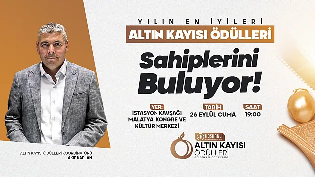 Yılın En İyileri Hoşhanlı Altın Kayısı Ödülleri, 26 Eylül'de Sahiplerini Buluyor