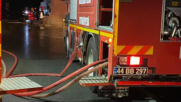 Yolcu Otobüsünde Yangın