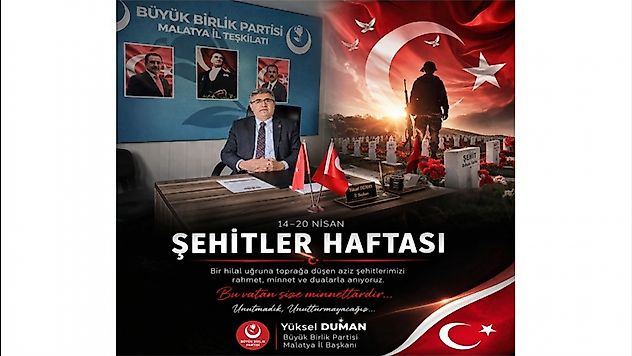 Yüksel Duman: Şehitlerimizin Emanetine Sahip Çıkacağız