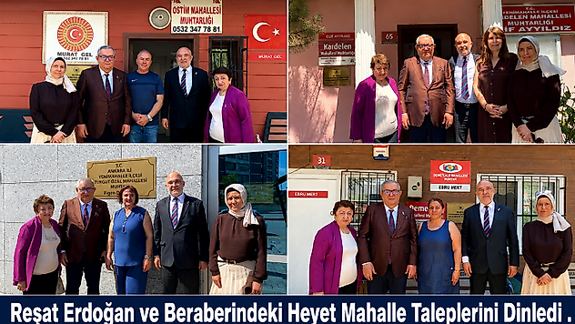 Zafer Partisi Heyeti Yenimahalle'de Muhtarlarla Buluştu