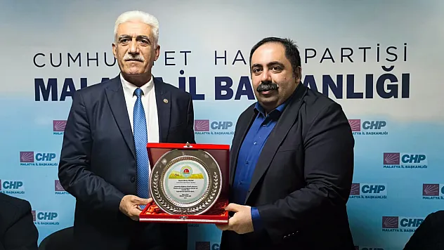 Ziraat Odalarından CHP İl Başkanı Yıldız'a Teşekkür Plaketi