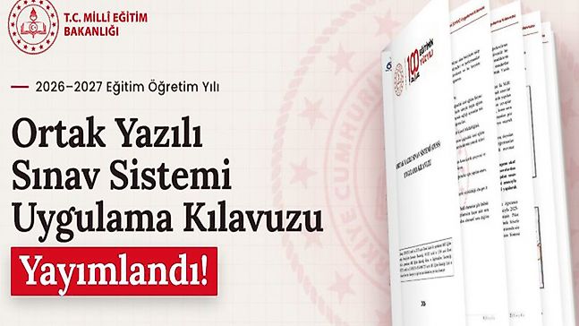 MEB'in Ortak Yazılı Sınav Sistemi 26 Ekim'de kullanıma açılıyor
