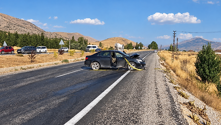 Doğanşehir’de Acı Kaza! Motosiklet Sürücüsü Yaşamını Yitirdi