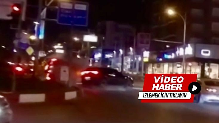 Hava Lojmanları Kavşağı’ndaki kaza kask kamerasında: İki yaralı