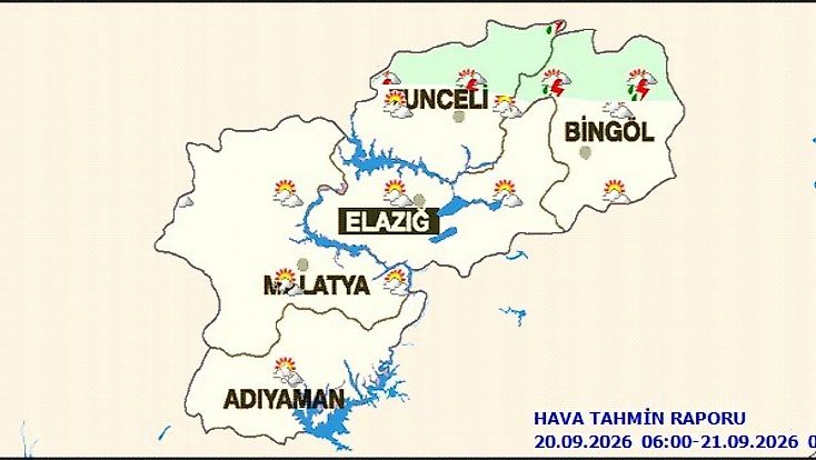 Malatya’da Parçalı Bulutlu Hava Bekleniyor: Sıcaklık 29 Dereceye Çıkacak