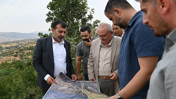 Pütürge’de Doğalgaz Çalışmaları İçin Sahada İnceleme Yapıldı