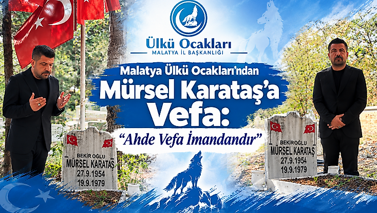 Ülkücü Şehit Mürsel Karataş, Şehadet Yıl Dönümünde Dualarla Anıldı