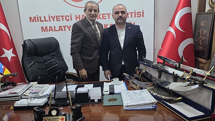 Yerli ve Milli Parti’den MHP Malatya İl Başkanı Şengönül’e ziyaret