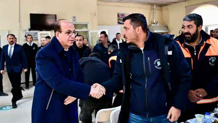 Yeşilyurt’ta Kış Mesaisi: Başkan Geçit Personelle Buluştu