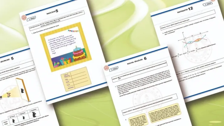 2. dönem 2. yazılı sınavlarına ilişkin örnek soru kitapçıkları yayımlandı