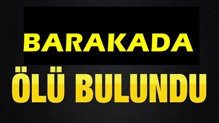 33 yaşındaki şahıs ölü bulundu