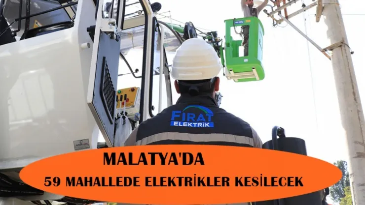 59 Mahallede Elektrikler Kesilecek