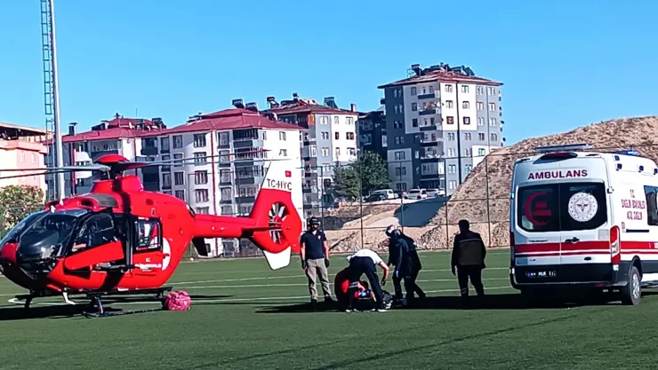 75 Yaşındaki R.Y. İçin Ambulans Helikopter Seferber Oldu