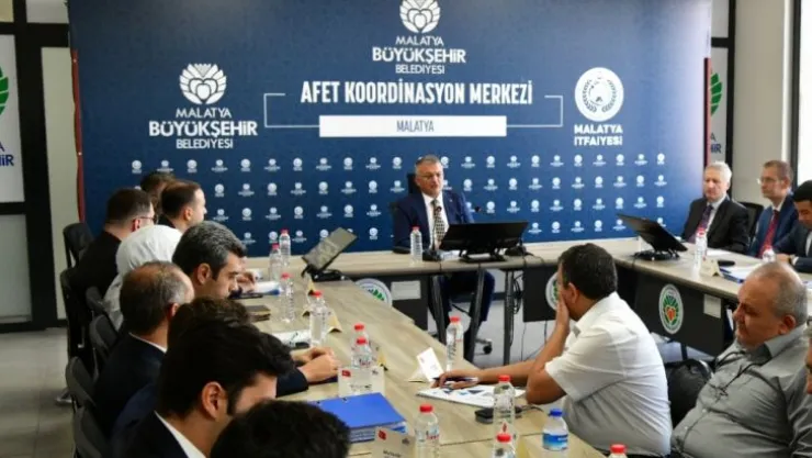 Afet Koordinasyon Toplantısı, Vali Yazıcı Başkanlığında Gerçekleştirdi