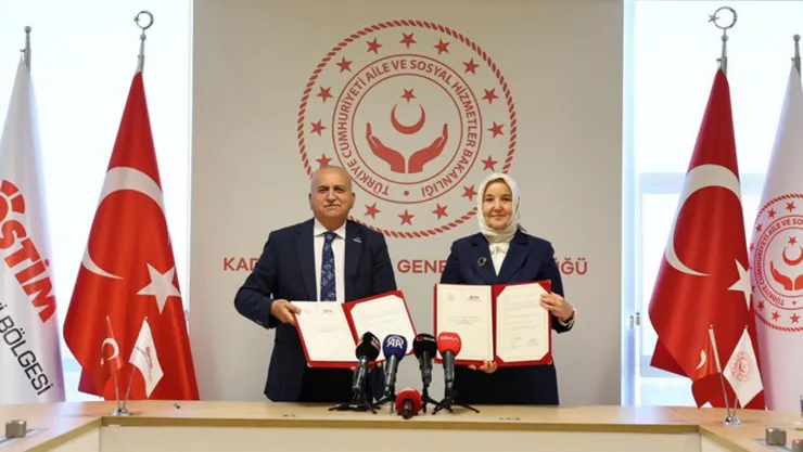 Aile ve Sosyal Hizmetler Bakanlığı ile OSTİM OSB arasında iş birliği