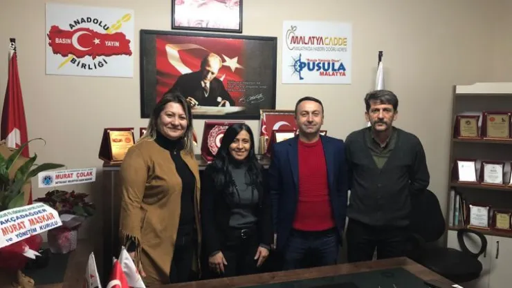 Akçadağder'den Abyb'ye ziyaret