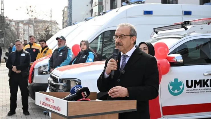 Ambulans ve Hizmet Araçlarının Anahtar Teslim Töreni Gerçekleştirildi