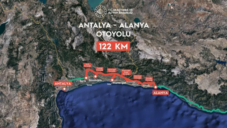 Ankara-Kırıkkale-Delice Otoyolu ve Antalya-Alanya Otoyolu İhaleleri Yapıldı