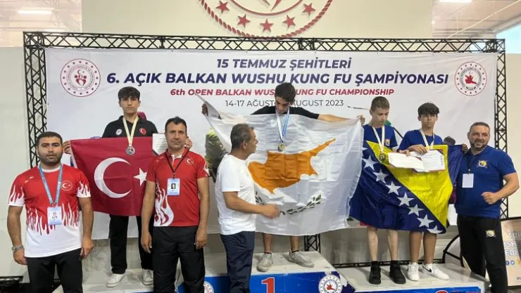 Balkan Wushu kungfu Şampiyonasında Malatyalı sporcular büyük başarı elde etti.
