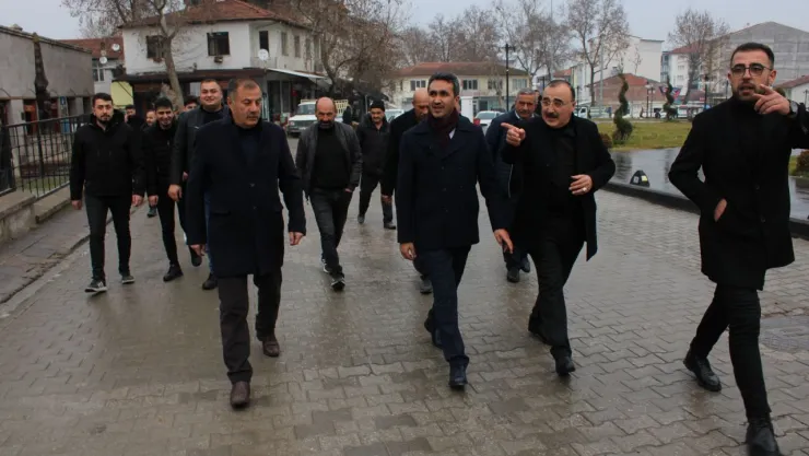 Başkan aday adayı Latif Okyay, esnaf ziyareti gerçekleştirdi