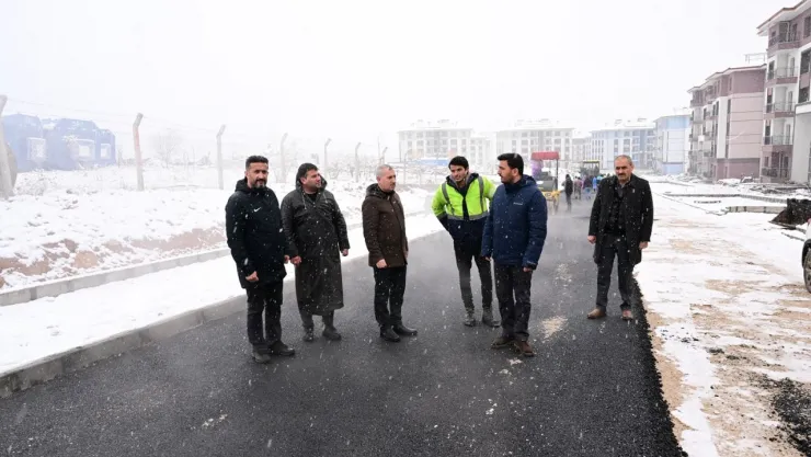 Başkan Çınar, İkizce Toki Konutları İle Bölgedeki Yol Çalışmalarını İnceledi