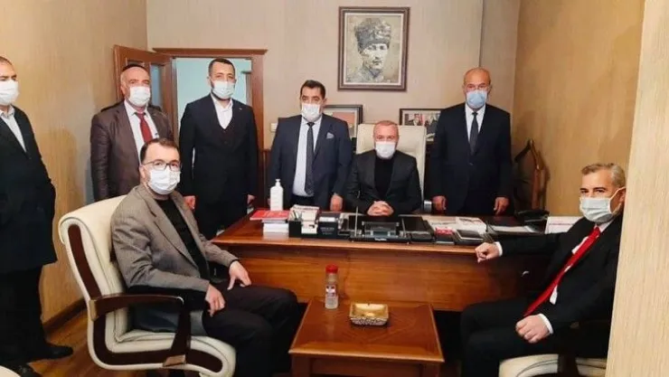 Başkan Çınar, Mhp Myk Üyesi, Mhp İl Ve İlçe Başkanı Ve Ülkü Ocağı Başkanıyla Biraraya Geldi