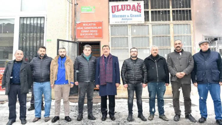 Başkan Gürkan'dan Ağaç Sanatkârları Odasına ziyaret