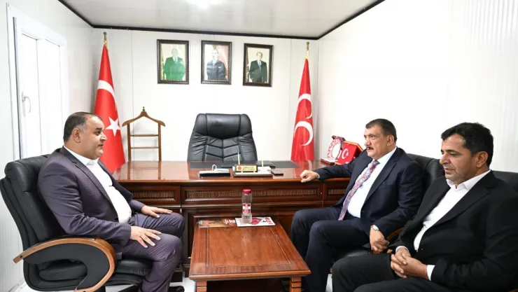 Başkan Gürkan'dan MHP Malatya İl Başkanı Gökhan Gök'e Hayırlı Olsun Ziyareti