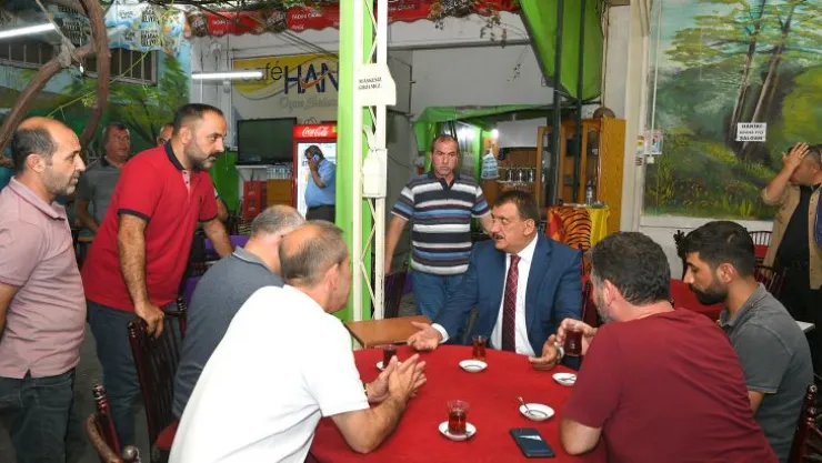 Başkan Gürkan Esnaf ziyaretlerine devam ediyor