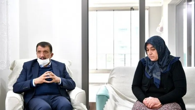 Başkan Gürkan Şehit ailelerini ziyaret etti