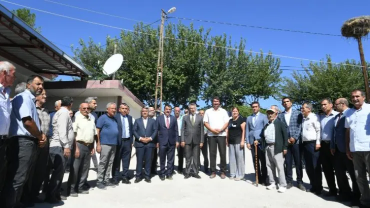 Başkan Gürkan Yazıhan'da incelemelerde bulundu