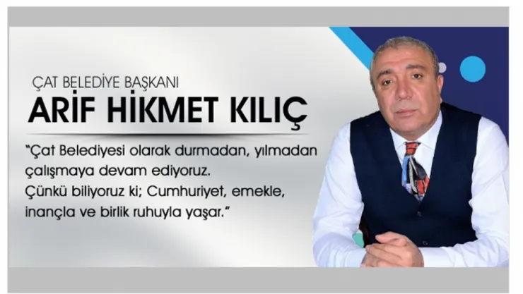 Başkan Kılıç'tan Cumhuriyet'in 102. Yılı Mesajı