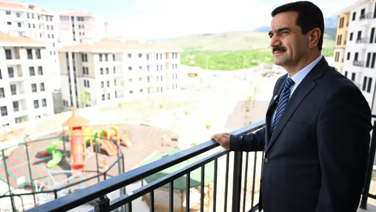 Başkan Taşkın, TOKİ çalışmalarını yerinde inceledi