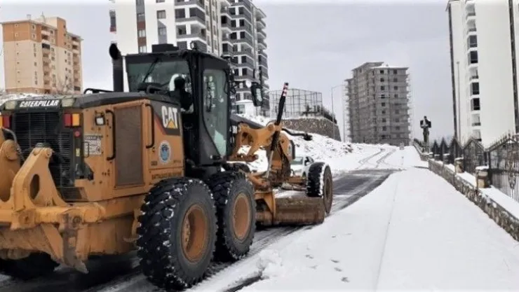 Battalgazi Belediyesi Karla Mücadelesi