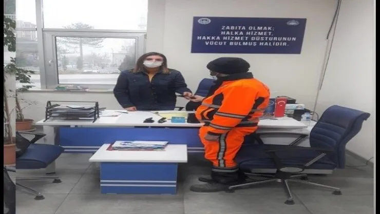 Battalgazi Belediyesi Temizlik Görevlisi'nden İkinci Kez Örnek Davranış