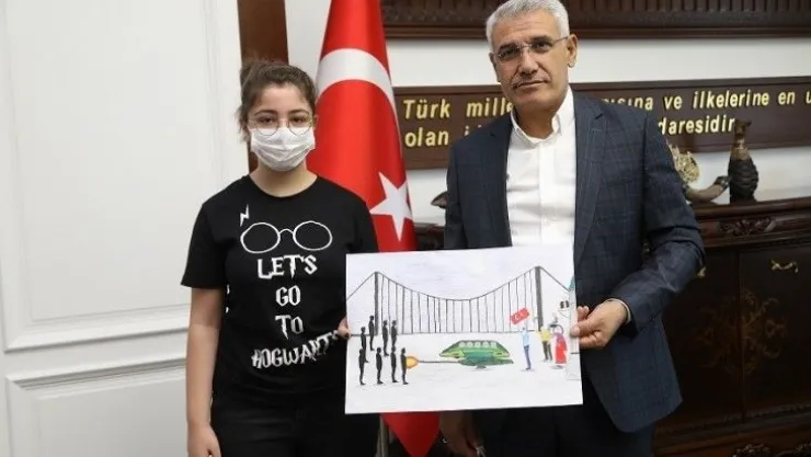 Battalgazi Belediyesi Ve Ak Parti Battalgazi Gençlik Kollarından 15 Temmuz  Konulu Resim Yarışması