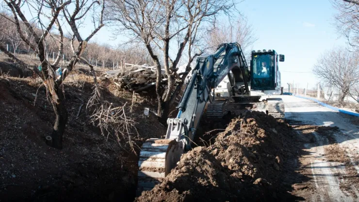 Bulutlu ve Hisartepe'ye 12.300 Metre İçme Suyu Hattıı