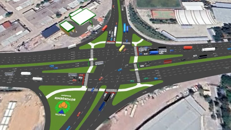 Büyükşehir Belediyesi alternatif yol ve kavşak düzenleme çalışmalarını sürdürüyor