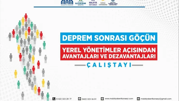 Deprem Sonrası Göçün Yerel Yönetimler Açısından Avantajları ve Dezavantajları Çalıştayının Sonuç Raporu Yayımlandı