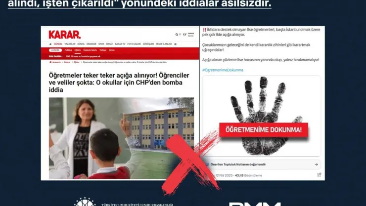 DMM: 'Köklü liselerde öğretmenler açığa alındı' iddiası asılsızdır
