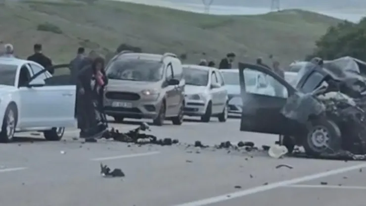 Elazığ'da feci kaza: 1 ölü, 2 yaralı