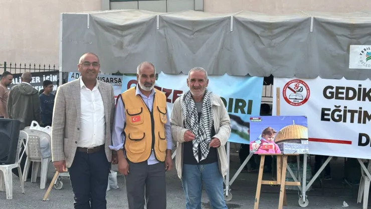 Gedik Mahallesi'nden Filistinli Çocuklara Anlamlı Destek