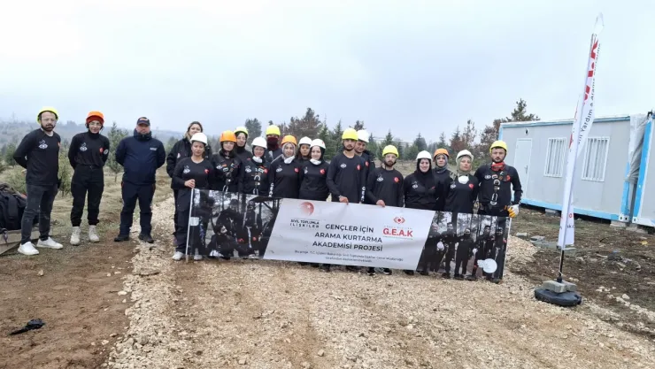 Gençler İçin Arama Kurtarma Akademisi Projesi Malatya'da Tatbikatla Devam Etti