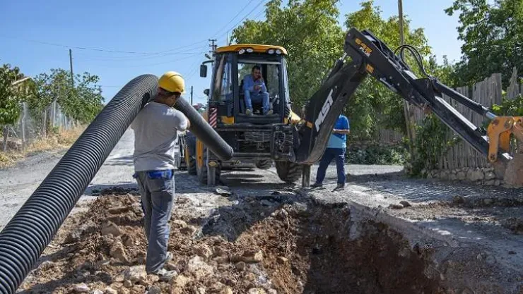 3 Mahalleye 5 Bin 650 Metrelik Kanalizasyon Altyapısı