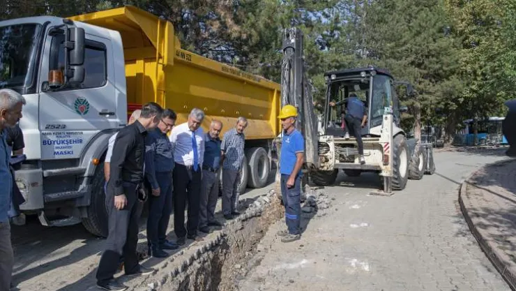 Başkan Polat, Gündüzbey'deki Altyapı Çalışmalarını İnceledi