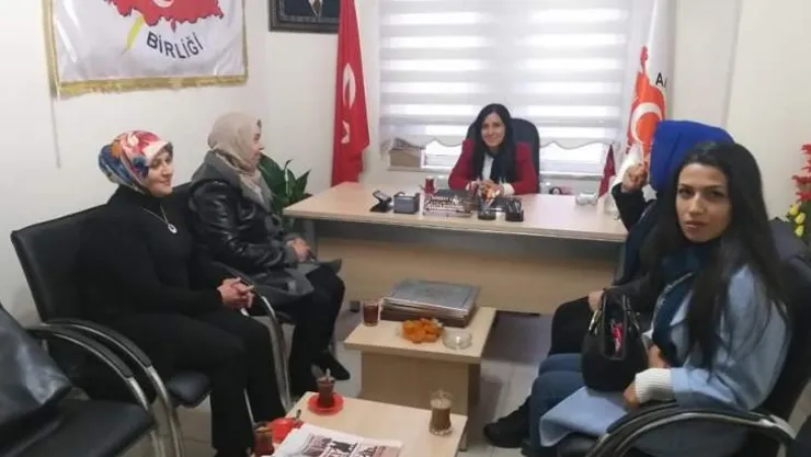 MHP Malatya Kadın Kollarından ABYB'ye Ziyaret