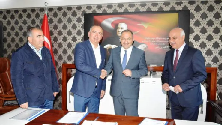 Vali Kaban Cami Protokol İmza Törenine Katıldı