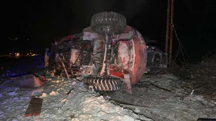 Kayseri Malatya Yolunda Trafik Kazası 1 kişi öldü