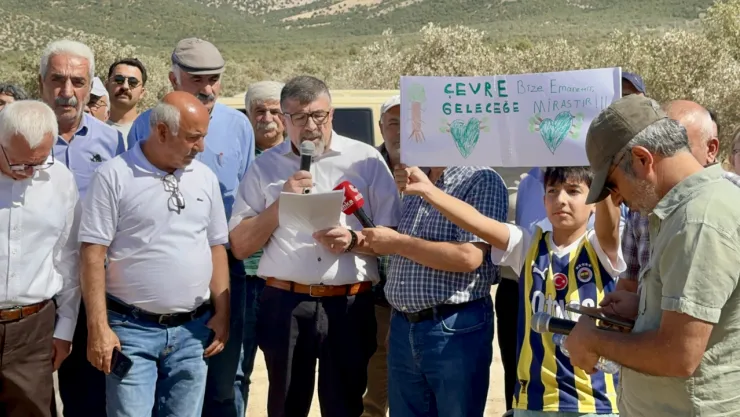 Kelhalil ve Çevre Köylerden Ortak Çıkış: Doğayı Yok Eden Taş Ocaklarına Hayır