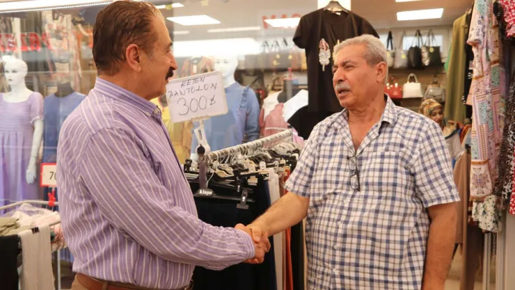 Keskin'den esnafa bayram ziyareti